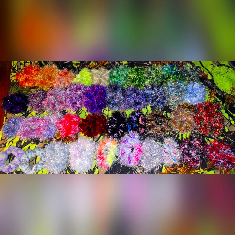 Handmade Crocheted Hair Srunchies